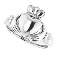 Load image into Gallery viewer, Sterling Silver Claddagh Ring
