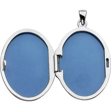 Load image into Gallery viewer, Sterling Silver Oval Locket

