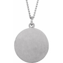 Load image into Gallery viewer, Sterling Silver Confirmation Medal Necklace
