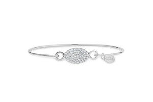 Pavé Icon Bracelet Oval