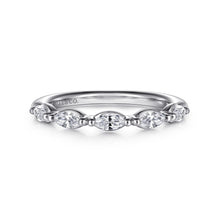 Load image into Gallery viewer, 14k White Gold Diamond Band
