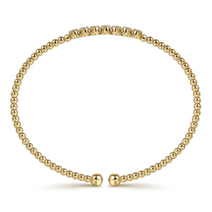 14k Yellow Gold Diamond Bracelet