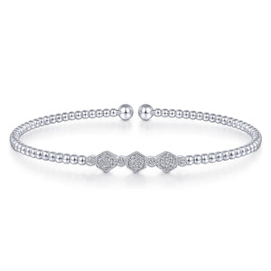 14k White Gold Diamond Bracelet