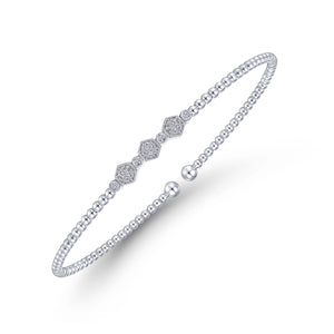 14k White Gold Diamond Bracelet