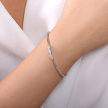 Load image into Gallery viewer, 14k White Gold Diamond Bracelet
