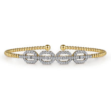 Load image into Gallery viewer, 14k Yellow Gold Diamond Bracelet
