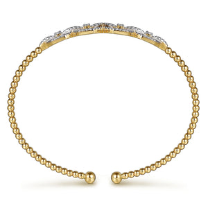 14k Yellow Gold Diamond Bracelet