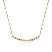 Load image into Gallery viewer, 14k Yellow Gold Diamond Necklace
