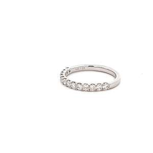 14k White Gold Diamond Band