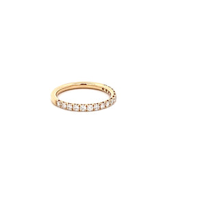 14k Yellow Gold Diamond Band