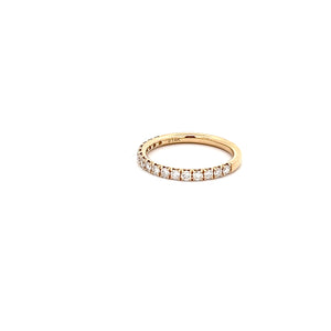 14k Yellow Gold Diamond Band