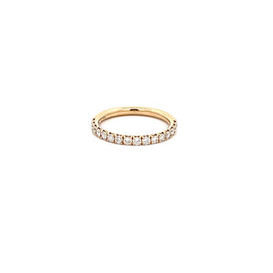 14k Yellow Gold Diamond Band