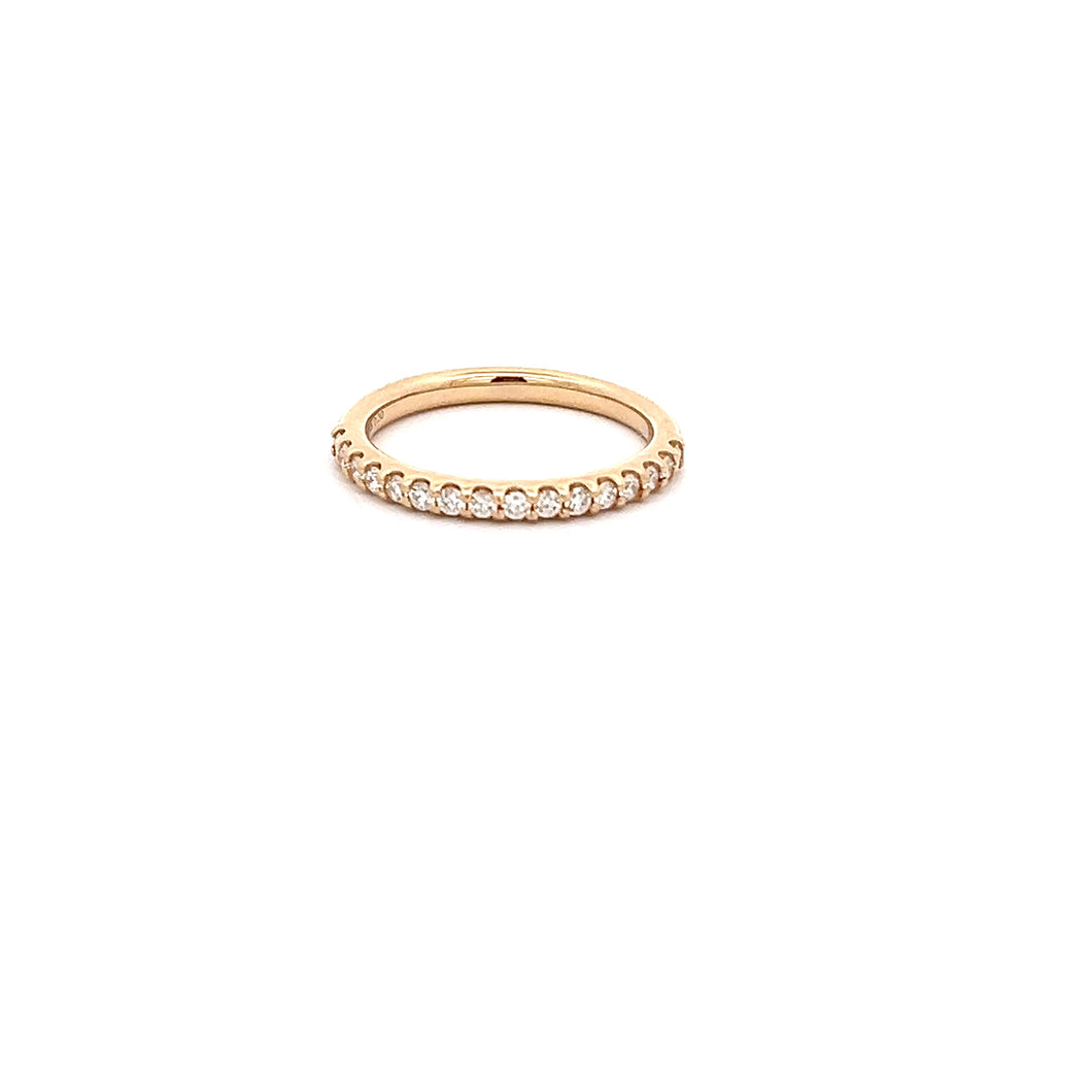 14k Yellow Gold Diamond Band