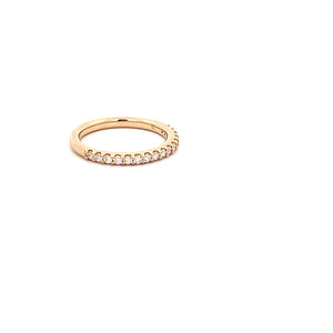 14k Yellow Gold Diamond Band