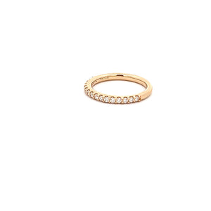 14k Yellow Gold Diamond Band