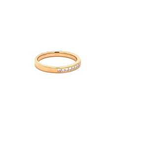 14k Yellow Gold Diamond Band