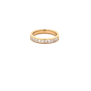 14k Yellow Gold Diamond Band