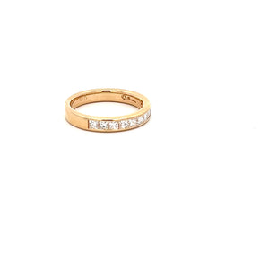 14k Yellow Gold Diamond Band