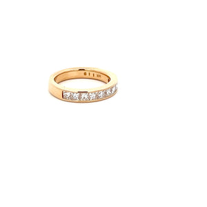 14k Yellow Gold Diamond Band