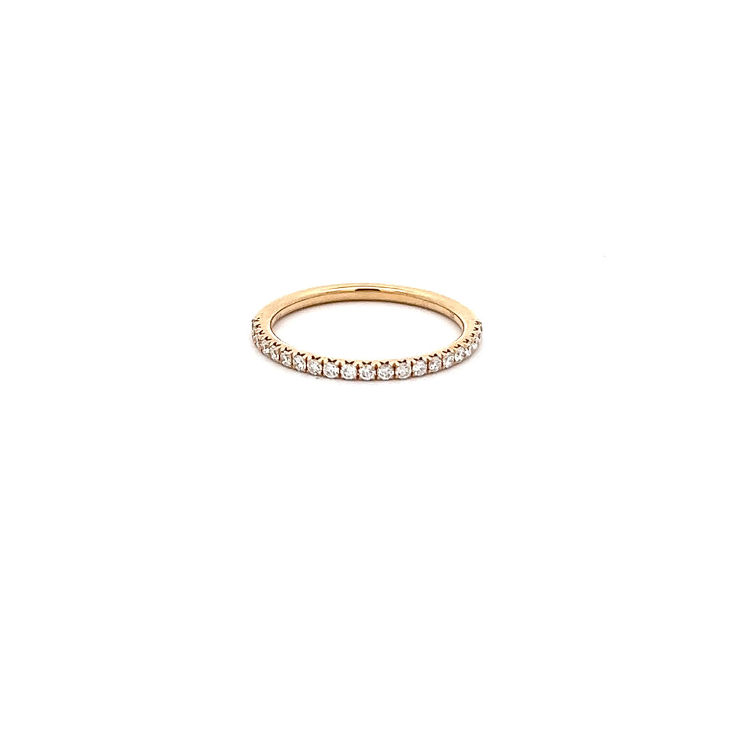 14k Yellow Gold Diamond Band