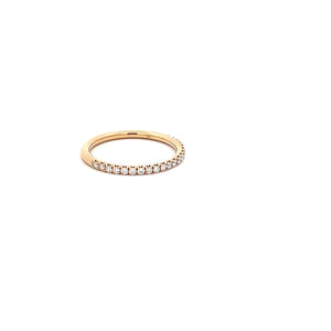 14k Yellow Gold Diamond Band