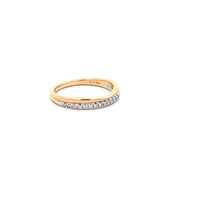 Load image into Gallery viewer, 14k Two Tone Diamond Band
