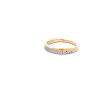 Load image into Gallery viewer, 14k Two Tone Diamond Band
