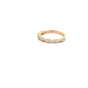 14k Yellow Gold Diamond Band