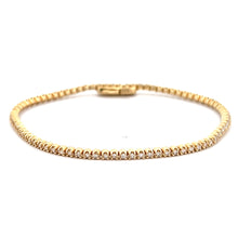 Load image into Gallery viewer, 14k Yellow Gold Diamond Tennis Bracelet
