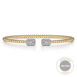 14k Yellow Gold Diamond Bracelet