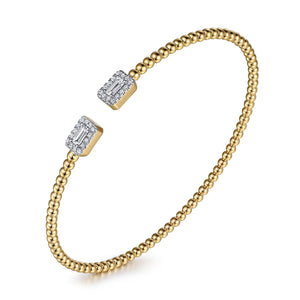 14k Yellow Gold Diamond Bracelet