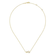 Load image into Gallery viewer, 14k Yellow Gold Diamond Necklace
