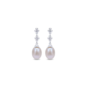 Sterling Silver Pearl Earrings