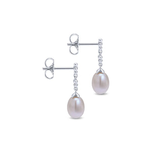 Sterling Silver Pearl Earrings