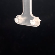 Load image into Gallery viewer, 14k White Gold Lab Grown Diamond Studs
