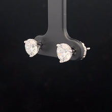 Load image into Gallery viewer, 14k White Gold Lab Grown Diamond Studs
