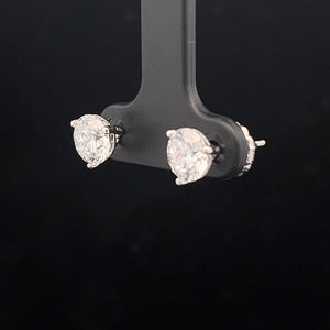 14k White Gold Lab Grown Diamond Studs
