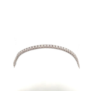 14k White Gold Diamond Tennis Bracelet