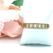 Load image into Gallery viewer, 14k Yellow Gold Diamond Bracelet
