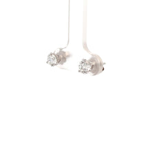 Load image into Gallery viewer, 14k White Gold Lab Grown Diamond Studs
