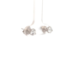 14k White Gold Lab Grown Diamond Studs