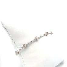 Load image into Gallery viewer, 14k White Gold Diamond Bracelet
