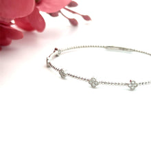 Load image into Gallery viewer, 14k White Gold Diamond Bracelet
