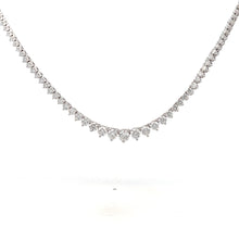 Load image into Gallery viewer, 14k White Gold Lab Grown Diamond Tennis Necklace
