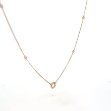 Load image into Gallery viewer, 14k Yellow Gold Diamond Necklace

