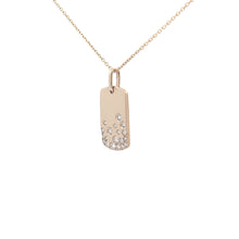 Load image into Gallery viewer, 14k Yellow Gold Diamond Pendant
