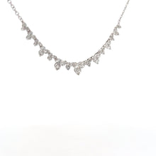 Load image into Gallery viewer, 14k White Gold Diamond Necklace
