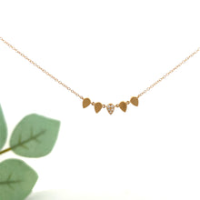Load image into Gallery viewer, 14k Yellow Gold Diamond Necklace
