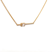 Load image into Gallery viewer, 14k Yellow Gold Diamond Necklace
