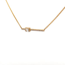 Load image into Gallery viewer, 14k Yellow Gold Diamond Necklace
